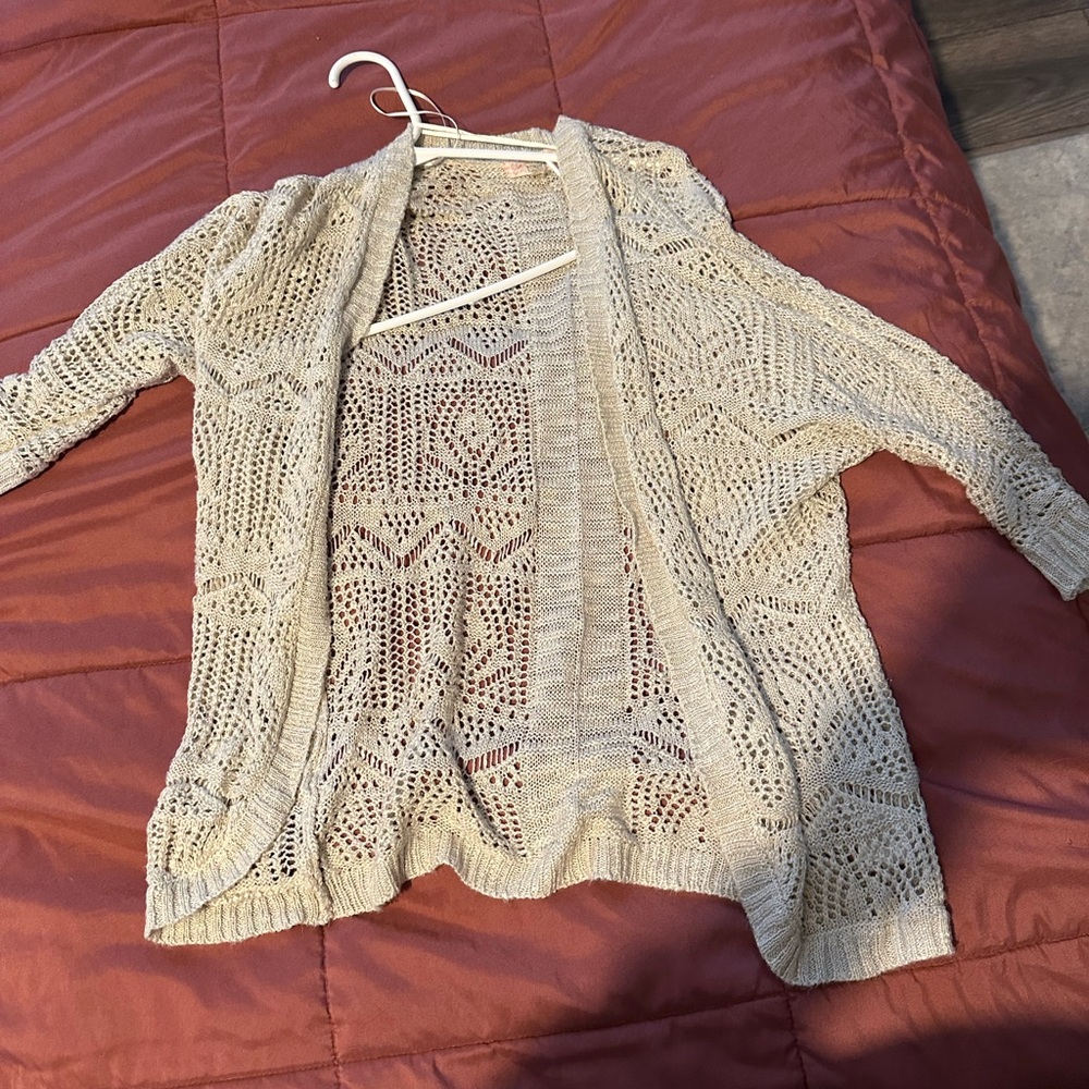 Short sleeve cardigan